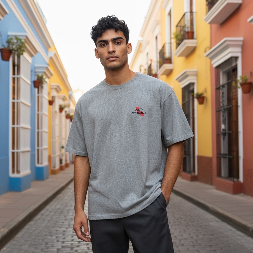🤑 5/$25 O'Neill Men’s Gray Short Sleeve Tee Shirt